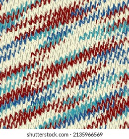 Seamless abstract pattern with the image of asymmetric zigzag stripes.
