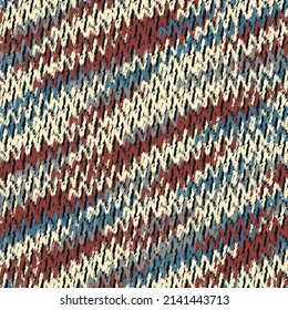 Seamless abstract pattern with the image of asymmetric zigzag stripes.