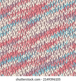 Seamless abstract pattern with the image of asymmetric zigzag stripes.

