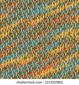 Seamless abstract pattern with the image of asymmetric zigzag stripes.
