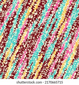 Seamless abstract pattern with the image of asymmetric zigzag stripes.
