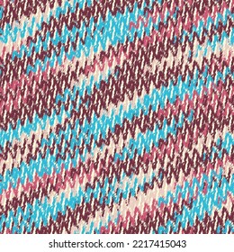Seamless abstract pattern with the image of asymmetric zigzag stripes.
