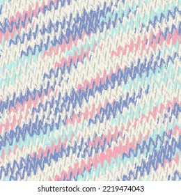 Seamless abstract pattern with the image of asymmetric zigzag stripes.
