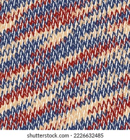 Seamless abstract pattern with the image of asymmetric zigzag stripes.
