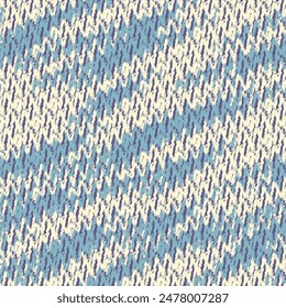 Seamless abstract pattern with the image of asymmetric zigzag stripes.