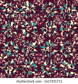 Seamless abstract pattern with the image of a flower ornament.
