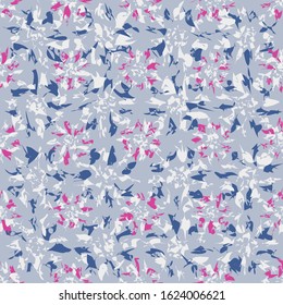 Seamless abstract pattern with the image of a flower ornament.
