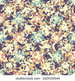Seamless abstract pattern with the image of a flower ornament.
