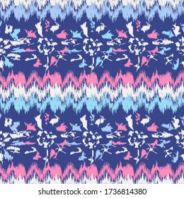Seamless abstract pattern with the image of a flower ornament.
