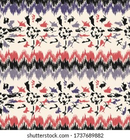 Seamless abstract pattern with the image of a flower ornament.
