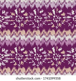 Seamless abstract pattern with the image of a flower ornament.
