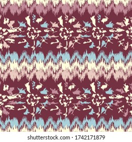 Seamless abstract pattern with the image of a flower ornament.
