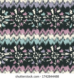 Seamless abstract pattern with the image of a flower ornament.

