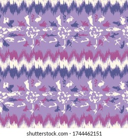 Seamless abstract pattern with the image of a flower ornament.
