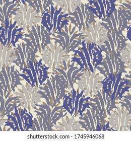 Seamless abstract pattern with the image of a flower ornament.
