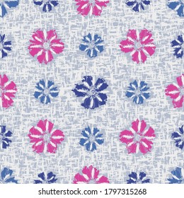 Seamless abstract pattern with the image of flowers

