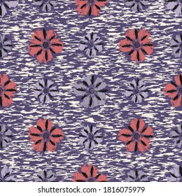 Patrón abstracto sin inconvenientes con la imagen de las flores
