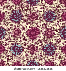 Patrón abstracto sin inconvenientes con la imagen de las flores
