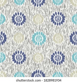 Seamless abstract pattern with the image of flowers
