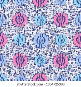 Seamless abstract pattern with the image of flowers
