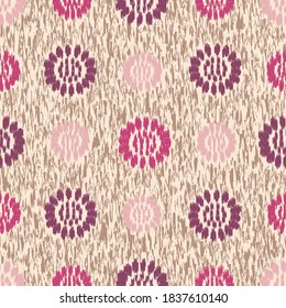 Seamless abstract pattern with the image of flowers
