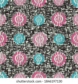 Seamless abstract pattern with the image of flowers

