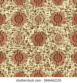 Seamless abstract pattern with the image of flowers
