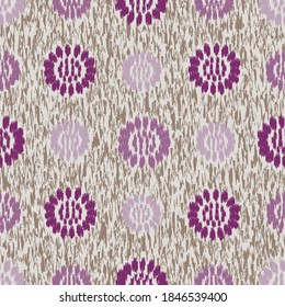 Seamless abstract pattern with the image of flowers
