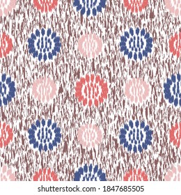 Seamless abstract pattern with the image of flowers
