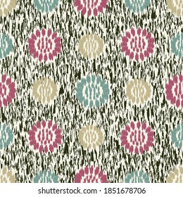 Seamless abstract pattern with the image of flowers
