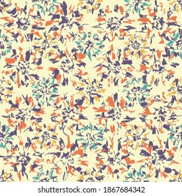 Seamless abstract pattern with the image of flowers
