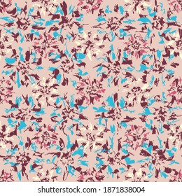 Seamless abstract pattern with the image of flowers
