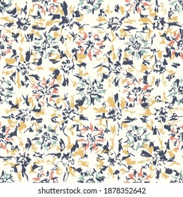 Seamless abstract pattern with the image of flowers
