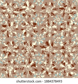 Seamless abstract pattern with the image of flowers
