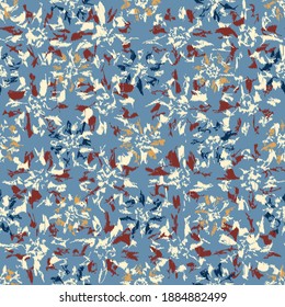 Seamless abstract pattern with the image of flowers

