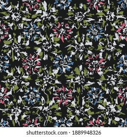 Seamless abstract pattern with the image of flowers
