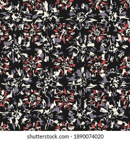 Seamless abstract pattern with the image of flowers
