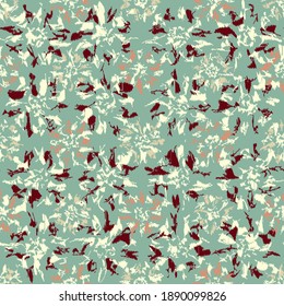 Seamless abstract pattern with the image of flowers
