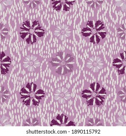 Seamless abstract pattern with the image of flowers
