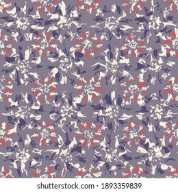 Seamless abstract pattern with the image of flowers

