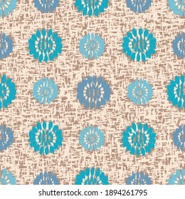 Seamless abstract pattern with the image of flowers
