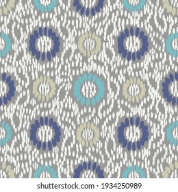 Seamless abstract pattern with the image of flowers
