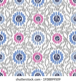 Seamless abstract pattern with the image of flowers
