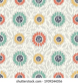 Seamless abstract pattern with the image of flowers
