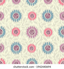 Seamless abstract pattern with the image of flowers
