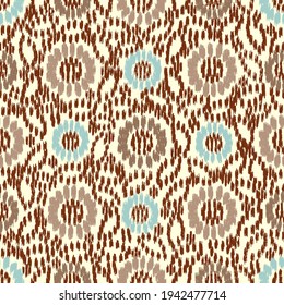 Seamless abstract pattern with the image of flowers
