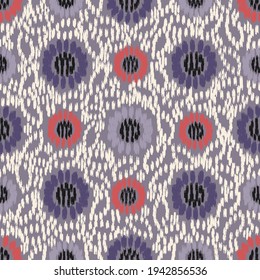 Seamless abstract pattern with the image of flowers
