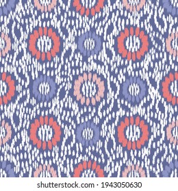 Seamless abstract pattern with the image of flowers
