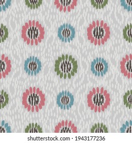 Seamless abstract pattern with the image of flowers
