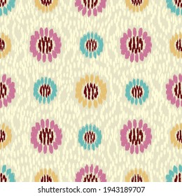 Seamless abstract pattern with the image of flowers
